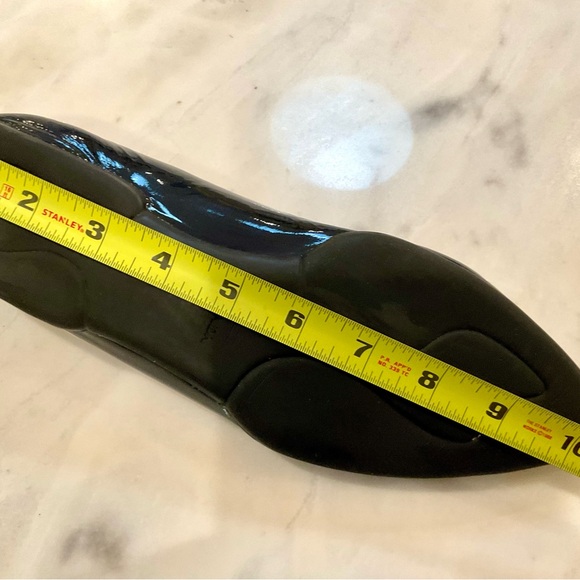 Prada Women's Navy Patent Leather ballet slippers - Picture 7 of 13